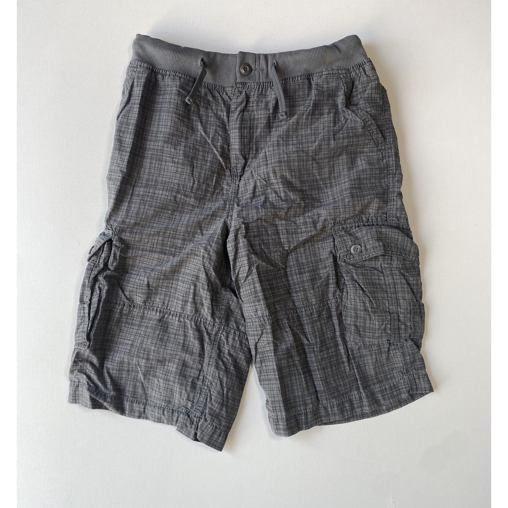 Urban Pipeline Mens XL Cargo Shorts Gray Elastic Waist Stretch (28x13) Utility